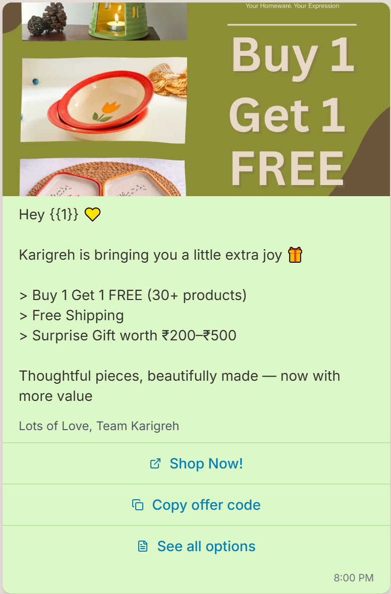 Bulk WhatsApp Campaign Preview