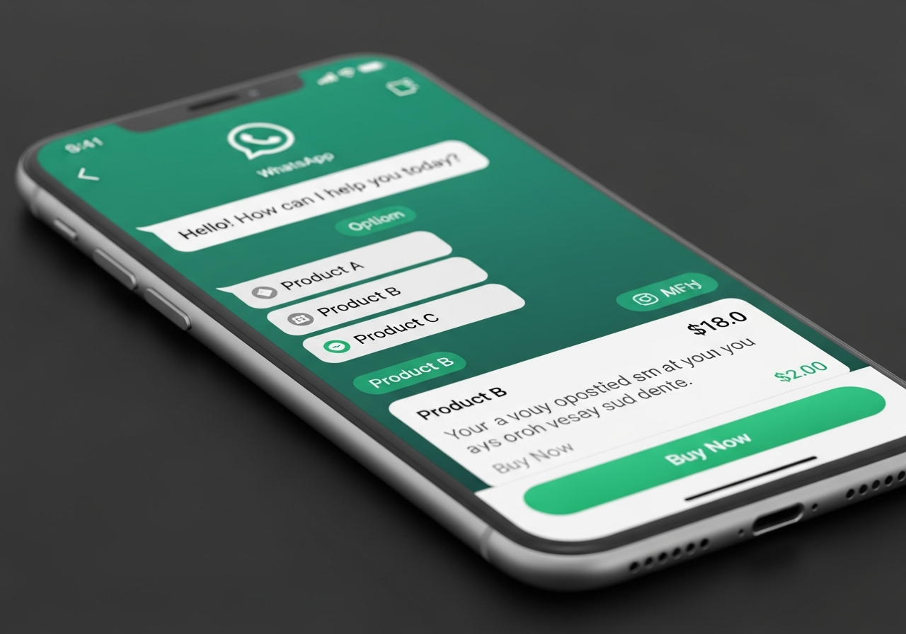 WhatsApp Chatbot Conversation Example