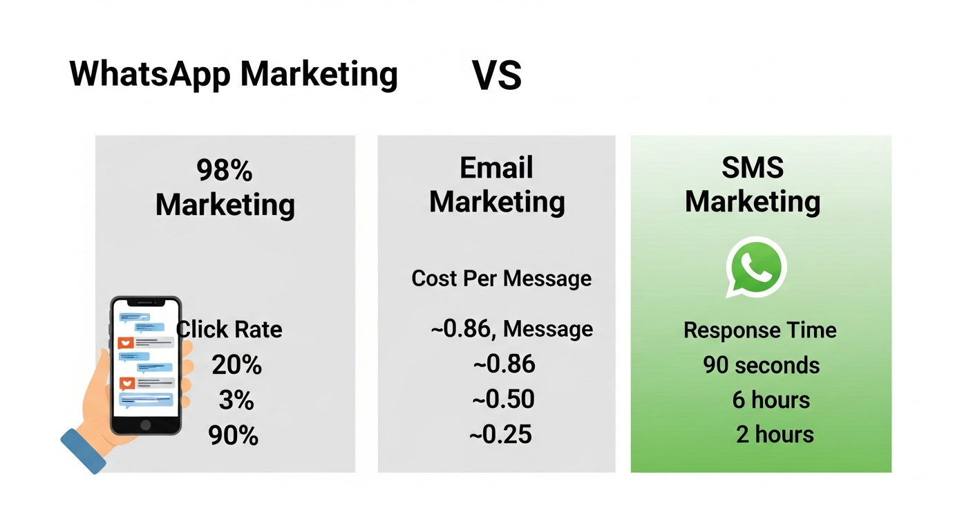 WhatsApp vs Email Marketing