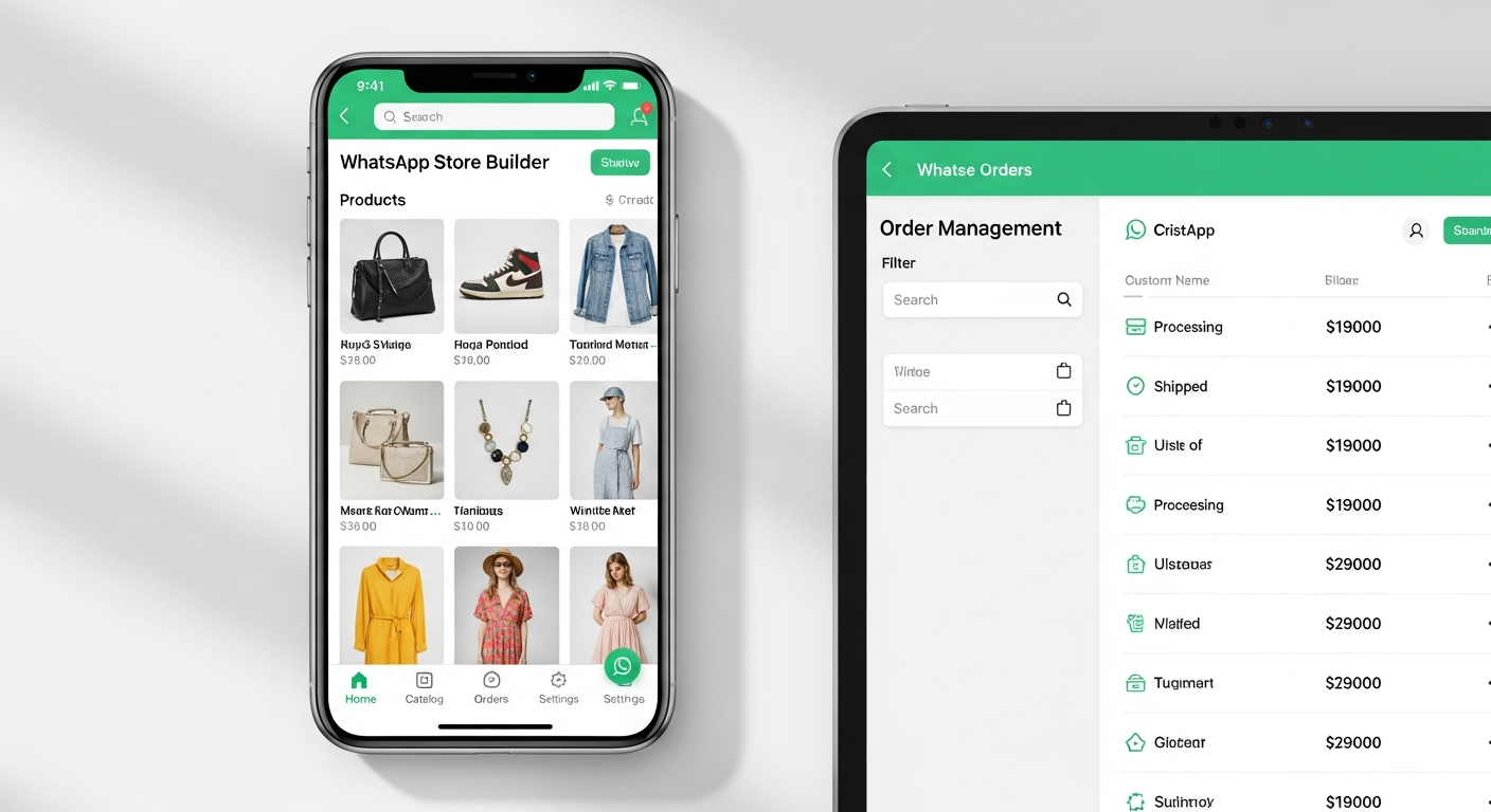 WhatsApp Store Builder - Product catalog and ordering on WhatsApp