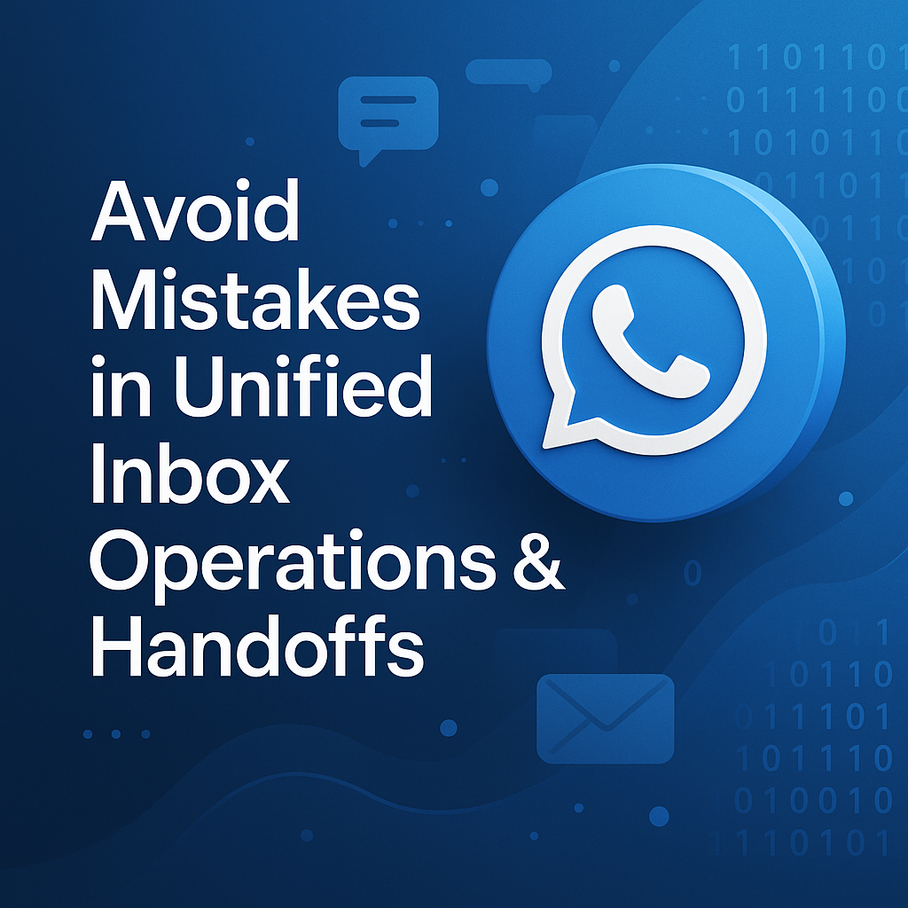Avoid Mistakes in Unified Inbox Operations & Handoffs